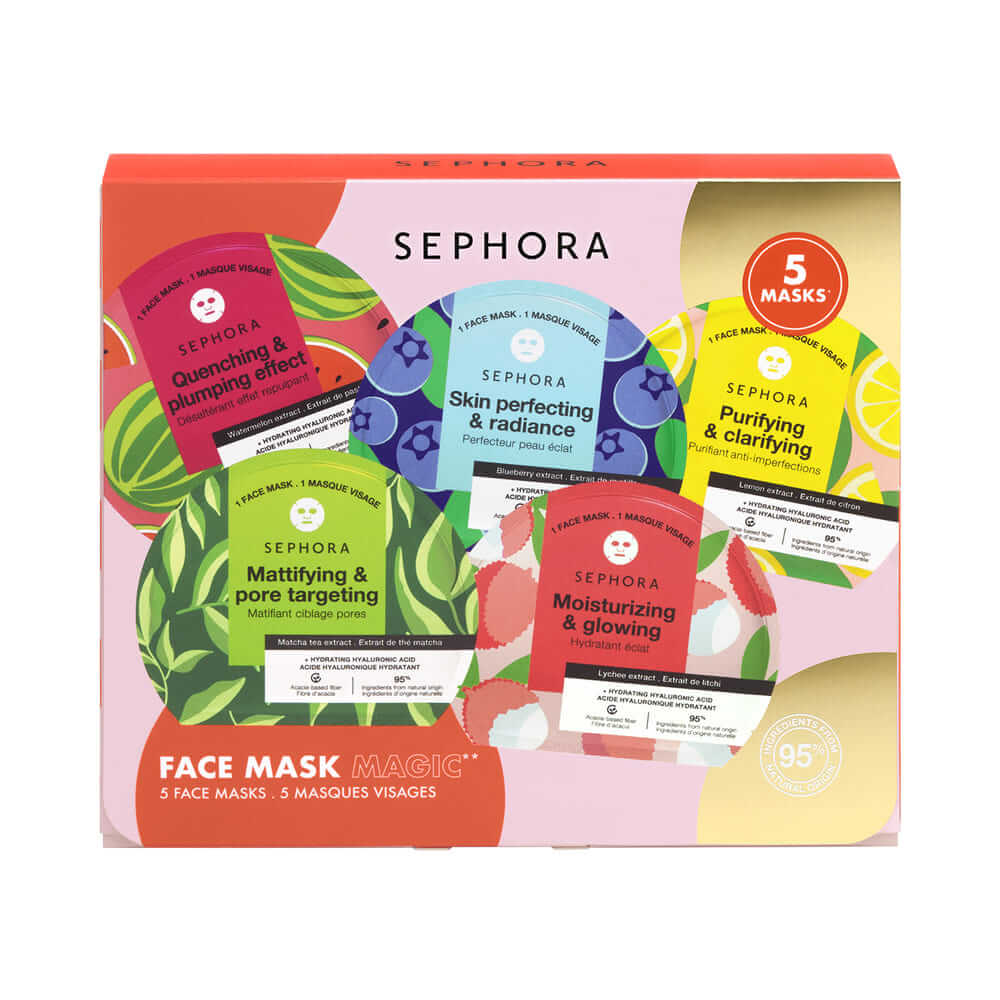 5 FACE MASK MAGIC (SET CON 5 MASCARILLAS FACIALES)